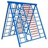 Huitich kids outdoor climbing bar with various climbing features for children's active play